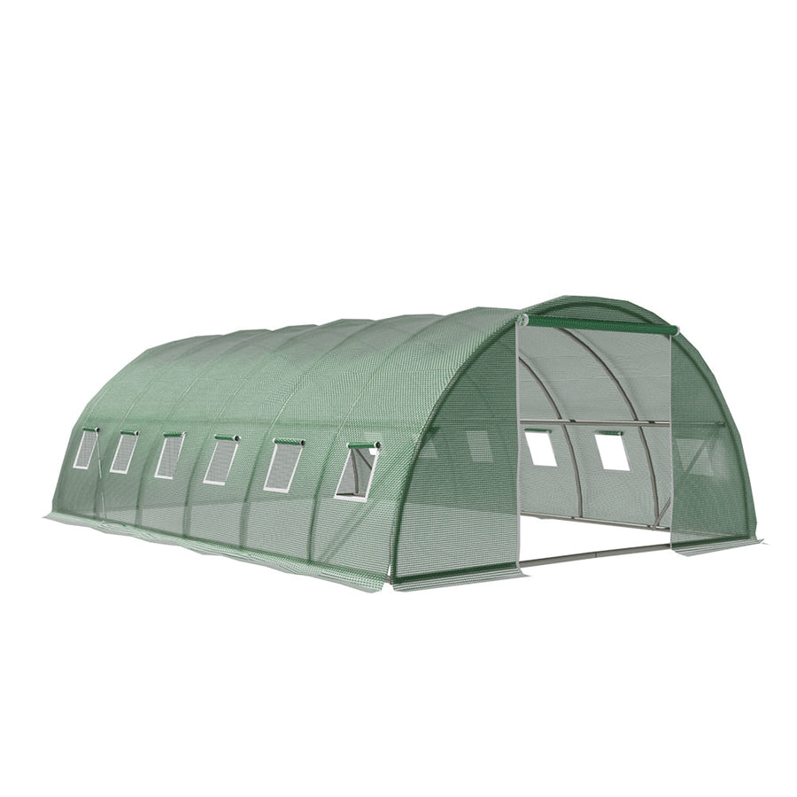 NNEDSZ Greenfingers Greenhouse 6x4x2M Walk in Green House Tunnel Plant Garden Shed Dome-0