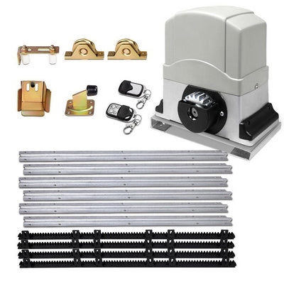 NNEDSZ Electric Sliding Gate Opener 1200KG With Hardware Kit 4M Rail-0