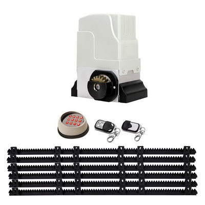 NNEDSZ Electric Sliding Gate Opener 1800KG With Keypad Remote 6M Rail-0