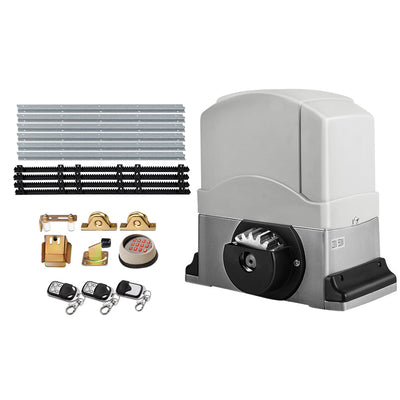 NNEDSZ Electric Sliding Gate Opener 800KG Keypad 4M-0