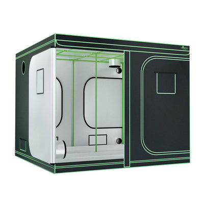 NNEDSZ Greenfingers Grow Tent Kits 240x240x200cm Hydroponics Indoor Grow System Black-0
