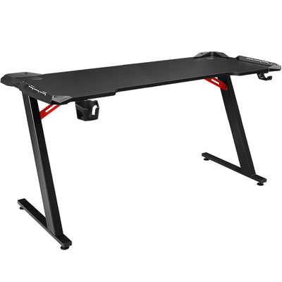 NNEDSZ Artiss Gaming Desk Computer Desks LED Light 140CM-0
