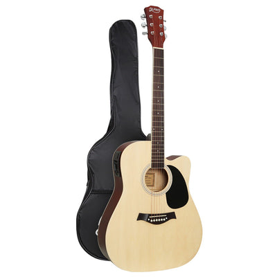 NNEDSZ 41 Inch Electric Acoustic Guitar Wooden Classical EQ With Pickup Bass Natural-0