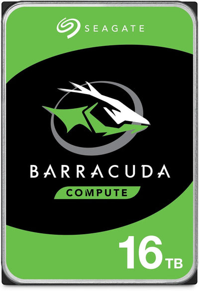 Seagate 16TB 3.5" Barracuda, SATA 6Gb/s