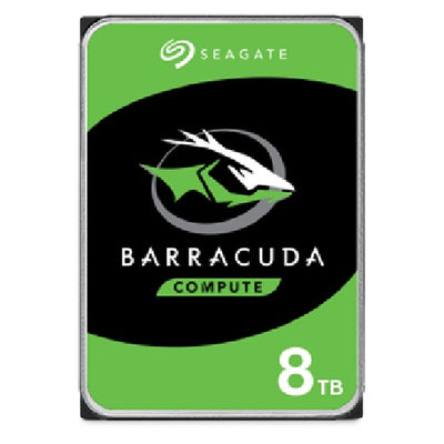 Seagate 8TB 3.5" Barracuda, 5400RPM SATA3 6Gb/s 256MB Cache HDD. 2 Years Warranty