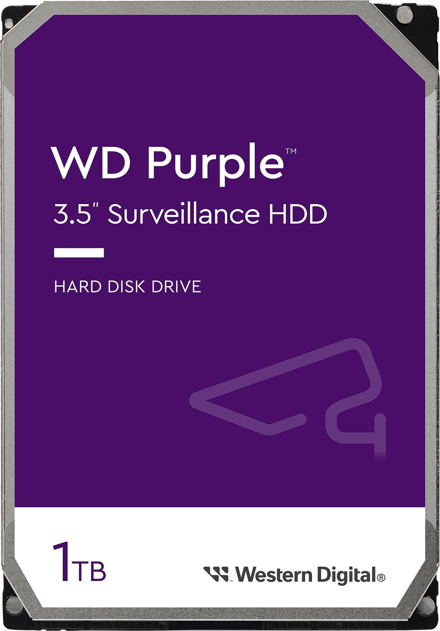 Western Digital WD11PURZ WD Purple 1TB 3.5" Surveillance HDD 5400RPM 64MB SATA3 110MB/s 3yrs limited warranty