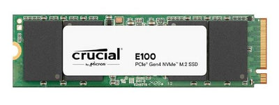 Micron (Crucial) Crucial E100 1TB Gen4 NVMe SSD 5000/4500 MB/s R/W 80TBW 350K/460K IOPS 1M hrs MTTF M.2 2280 PCIe4 3yrs 