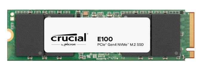 Micron (Crucial) Crucial E100 480GB Gen4 NVMe SSD 4700/2500 MB/s R/W 60TBW 350K/460K IOPS 1.5M hrs MTTF M.2 2280 PCIe4 3