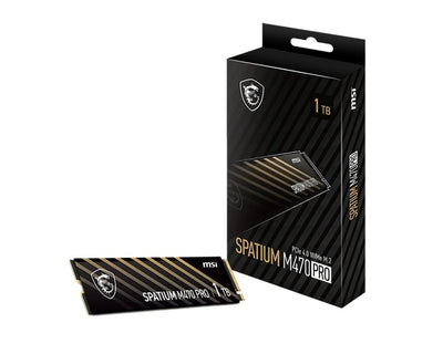 MSI Spatium M470 PRO PCIe 4.0 NVMe M.2 1TB SSD