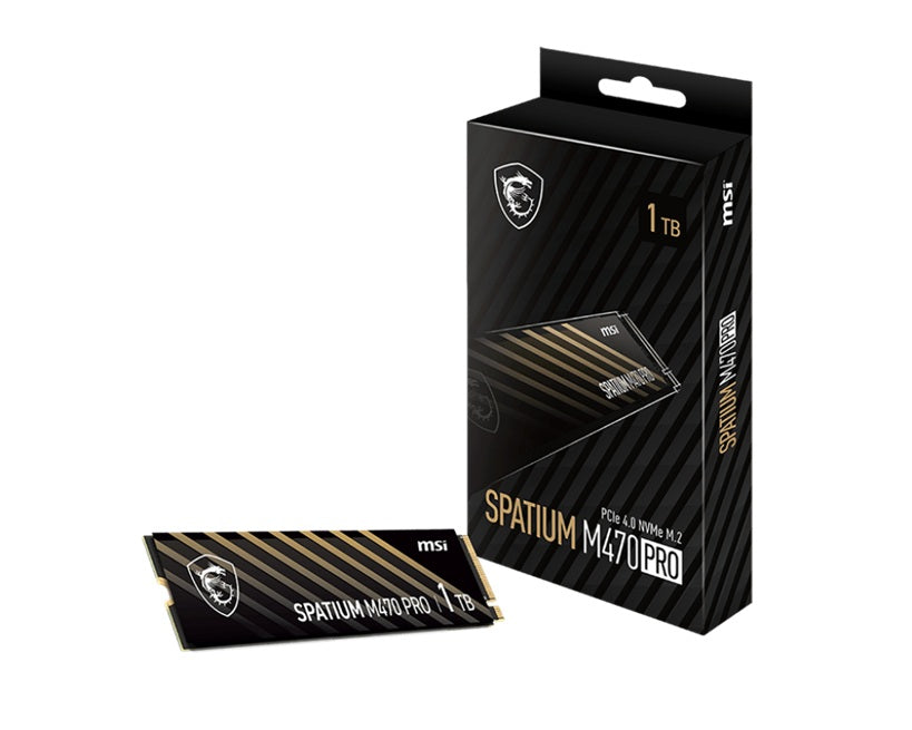 MSI Spatium M470 PRO PCIe 4.0 NVMe M.2 1TB SSD
