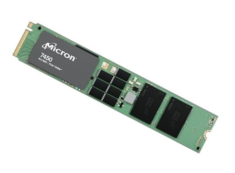 Micron (Crucial) Micron 7450 Pro 3.84TB Gen4 NVMe Enterprise SSD M.2 5000/2500 MB/s R/W 735K/160K IOPS 25700TBW 1DWPD 2M