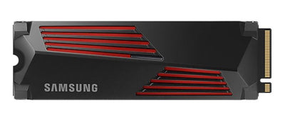 Samsung 990 Pro 1TB with Heatsink Gen4 NVMe SSD 7450MB/s 6900MB/s R/W 1550K/1200K IOPS 600TBW 1.5M Hrs MTBF for
