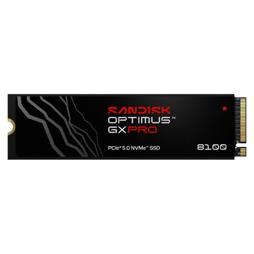 Sandisk Optimus GX PRO 8100 4TB NVMe M.2 2280 SSD with Heatsink