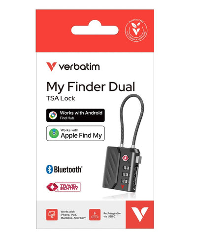 Verbatim **ON SPECIAL** Verbatim My Finder Dual Channel TS Lock - Black