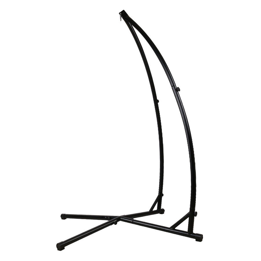 NNEDSZ Outdoor Hammock A Shape Steel Frame-0