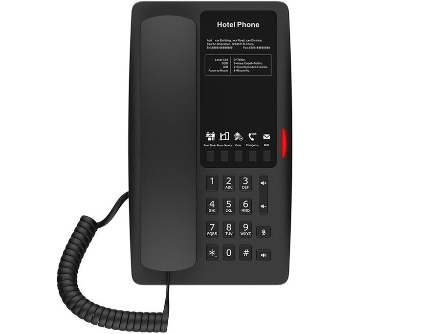Fanvil, H4 Hotel IP Phone, Black