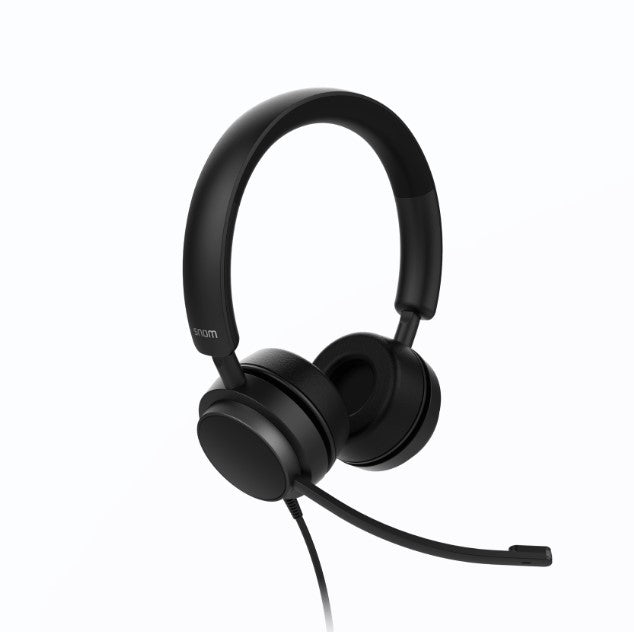 Snom A310D Corded Headset Duo, Full band audio