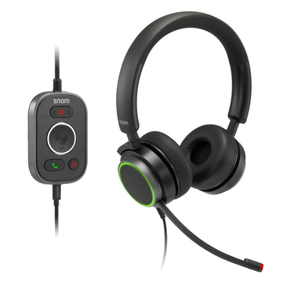 Snom A330D Headset, Wired Duo, HD Audio Quality