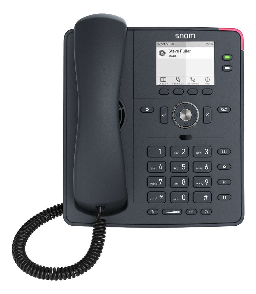 Snom D140 DeskTelephone, PoE, HD Audio