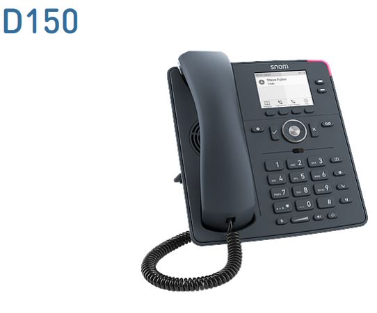Snom D150 Desk Telephone, PoE, HD Audio