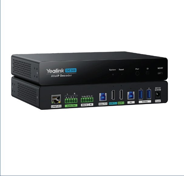 YealinkDE300, AV over IP, 4K@60Hz4:4:4