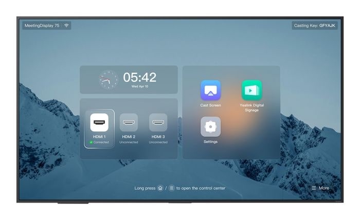 Yealink MD75 MeetingDisplay 75" 4K UHD