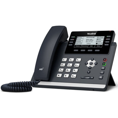 Yealink T43U 12 Line IP phone, 3.7" 360x160 pixel Graphical LCD with backlight