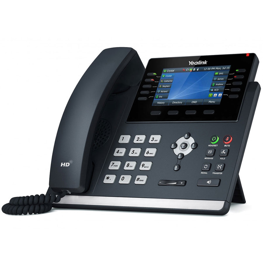 Yealink T46U 16 Line IP phone, 4.3" 480x272 pixel Colour LCD with backlight