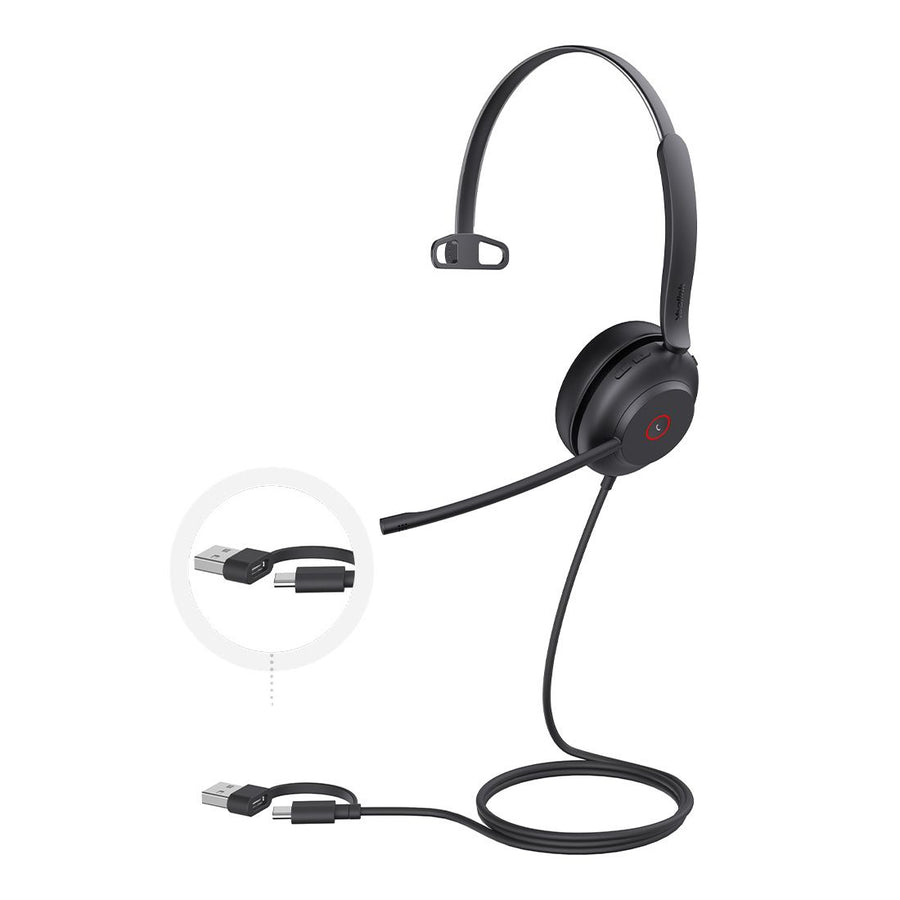 Yealink UH37 Mono USB Wired Headset