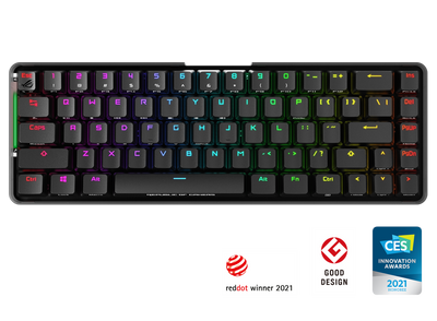 ASUS M601 ROG FALCHION NX Red Switch Compact 65% Wireless Mechanical Gaming Keyboard