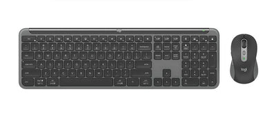 Logitech SIGNATURE SLIM COMBO MK950 -Graphite Keyboard Full-size layout with number pad Mouse 1000 DPI 1-Year