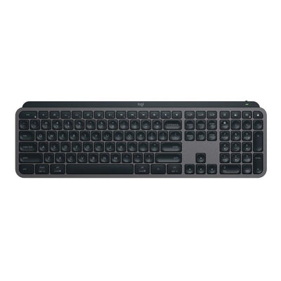Logitech MX KEYS S Wireless ILLUMINATED Keyboard/ Rechargeable Li-Po (1500 mAh) battery Graphite 1-Year Limited