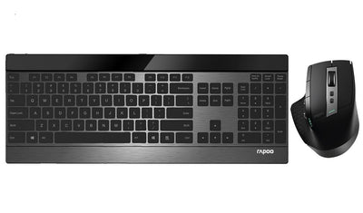 Rapoo 9900M Multi-mode Wireless Ultra-slim Keyboard & Mouse - Bluetooth 4.0