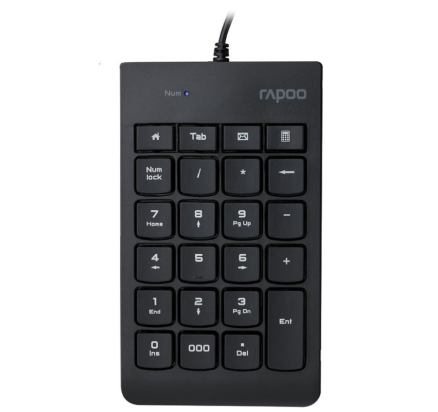 Rapoo K10 Wired Numeric NumberPad Keyboard - Spill Resistant Design