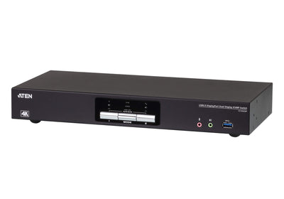 Aten Desktop KVMP Switch 2 Port Dual Display 4k DisplayPort w/ audio