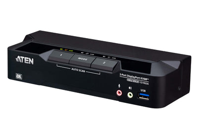 Aten 2-Port USB 3.0 8K DisplayPort KVMP™ Switch