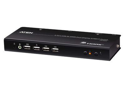 Aten Desktop 2-Port USB 4K HDMI Dual-Display KVMP™ Switch