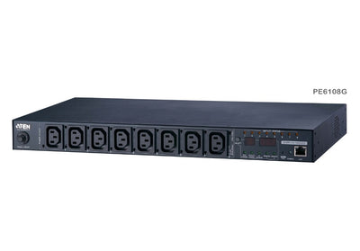 Aten 15A/10A 8-Outlet 1U Metered & Switched eco PDU