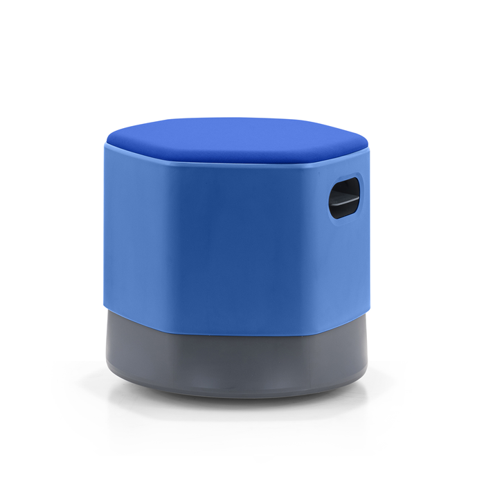 LDR-OL LDR Focus Mini Stool–Height-adjustable tumbler stool with moulded foam