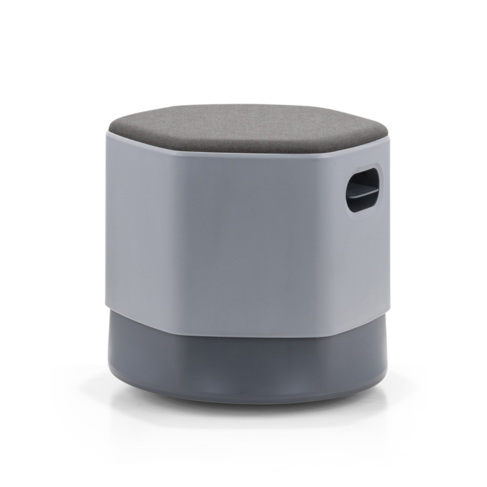 LDR-OL LDR Focus Mini Stool–Height-adjustable tumbler stool with moulded foam