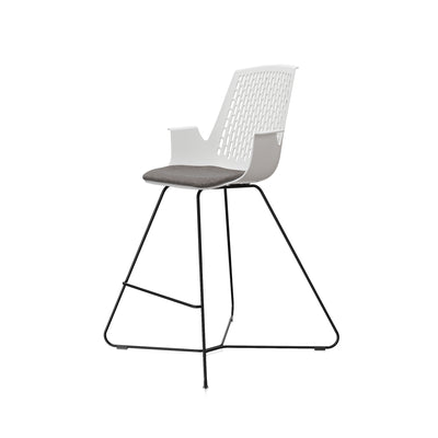 LDR-OL LDR VISIT High Chair, For Vendor and Hot Desks