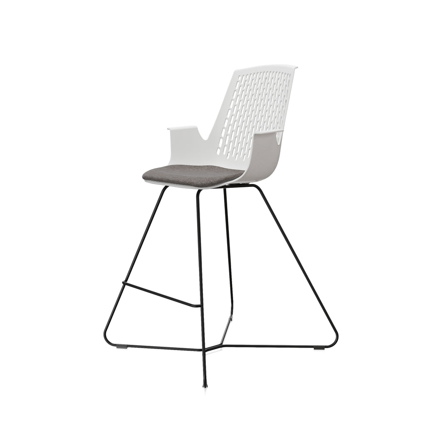 LDR-OL LDR VISIT High Chair, For Vendor and Hot Desks
