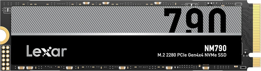 Lexar LNM790X008T-RNNNG Internal SSD 8TB M.2 2280 PCIe Gen 4x4 NVMe SSD up to 7000MB/s read