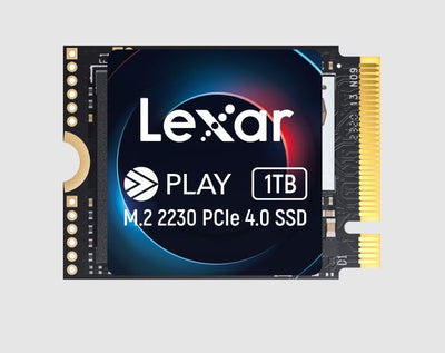 Lexar LNMPLAY001T-RNNNG Internal SSD Play 1TB M.2 2230 PCIe Gen 4x4 NVMe SSD up to 5200MB/s read