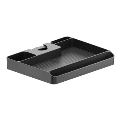 Brateck Pole Mounted Storage Shelf Easily mounted to Φ30-48mm (1.2"-1.9") poles (BLACK) 224x176x30mm