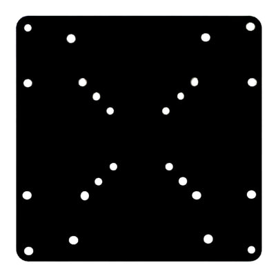 Brateck LCD 200X200 VESA Extension Plate Fit most 23"- 42" LED