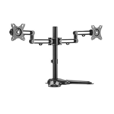 Brateck Dual Free Standing Monitor Premium Articulating Aluminum Monitor Stand Fit Most 17"-32" Monitors Up to 8kg