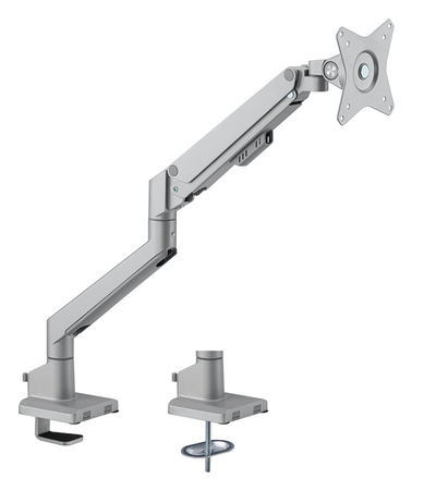 Brateck Single Monitor Thin Gas Spring Monitor Arm Fit Most 17"-32" Monitors