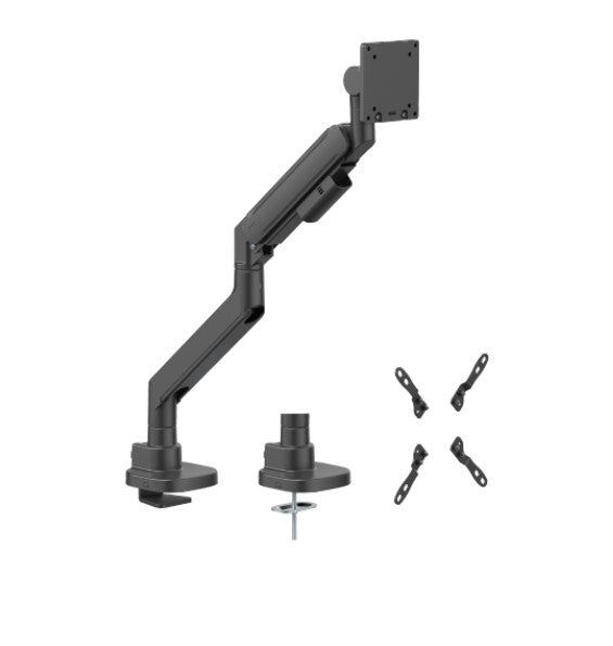Brateck LDT87-C012-B Titan Heavy-Duty Gas Spring Monitor Arm Black