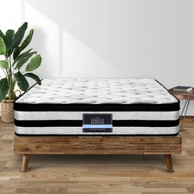 NNEDSZ Giselle Bedding 34cm Mattress Euro Top Pocket Spring Super King-0